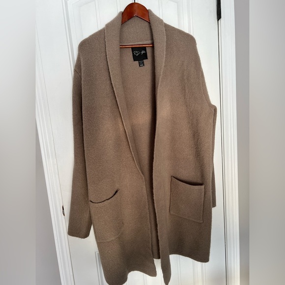 RD Style Taupe Michelle Coatigan size Medium new without tags - Picture 3 of 7